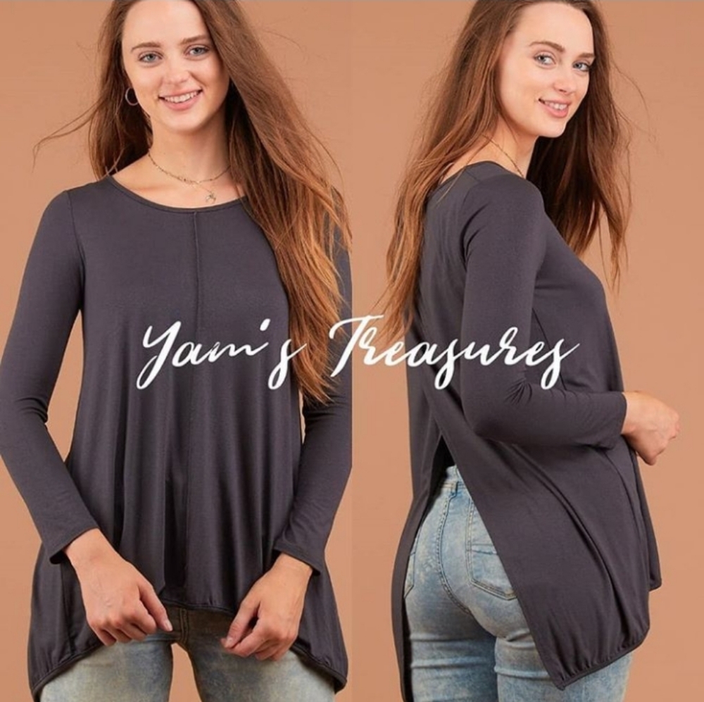 Boutique gray top